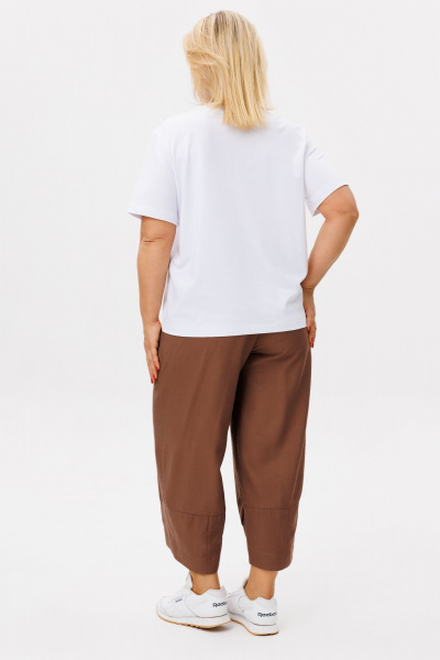 Брюки, жилет, футболка OVERYOU М146/3 мокко - фото 6