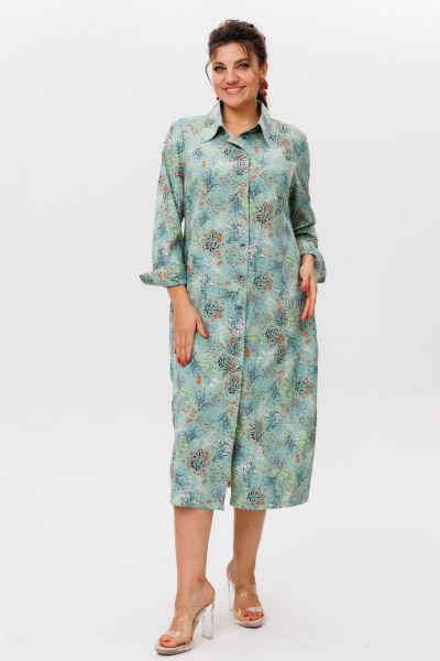 Платье Anelli 1616.1 нежная_мята - фото 8