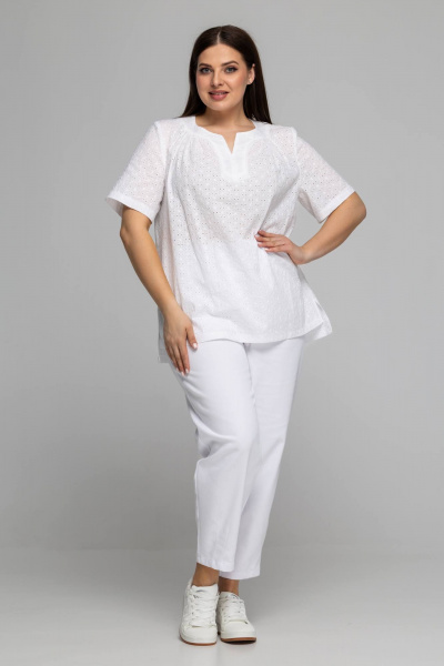 Брюки Avila 0996 белый - фото 7