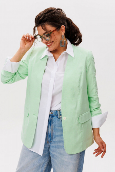 Жакет Anelli 1621 мохито - фото 7