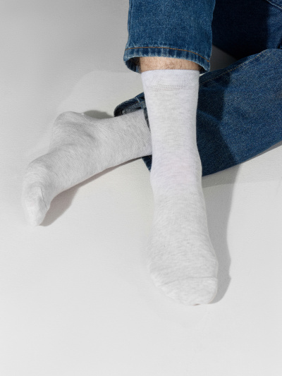 Носки Mark Formelle 061K-3089/25061K св.серый_меланж_рис.3089 - фото 7