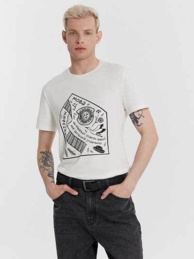 Футболка Mark Formelle 111774/24-3702П-5 белый_печать3_Печать - фото 25