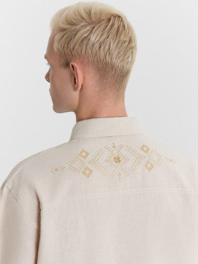 Рубашка Mark Formelle 111887-1/24-4672Ц-9-2 св.молочный1_594_D_вышивка - фото 27