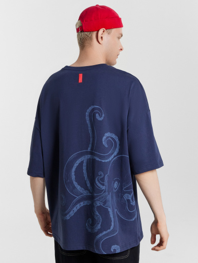 Футболка Mark Formelle 111934/24-4493П-0 глубокий_синий_печать_1_сл_на_спинке_2Д - фото 8