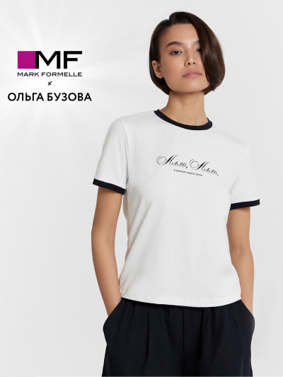 Футболка Mark Formelle 112936/24-33056П-5 белый_печать_1_сл_на_пол - фото 6