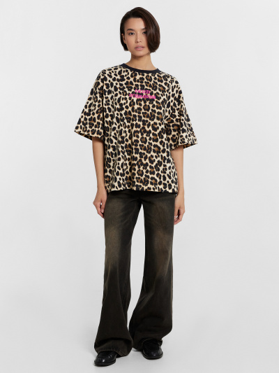 Футболка Mark Formelle 112961/24-33235ПП-0 бежевый_леопард_1_сл_на_пол - фото 7