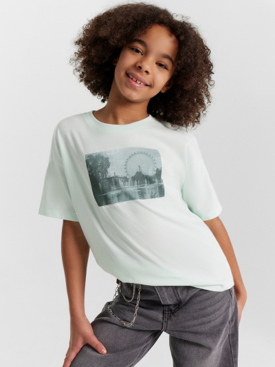 Футболка Mark Formelle 117843/24-27896П-0 светлая_мята_печать1_3_сл_на_пол - фото 19