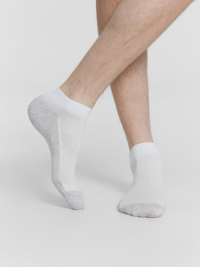 Носки Mark Formelle 131A-3050/253131A белый_св.серый_меланж_3_рис.3050 - фото 25