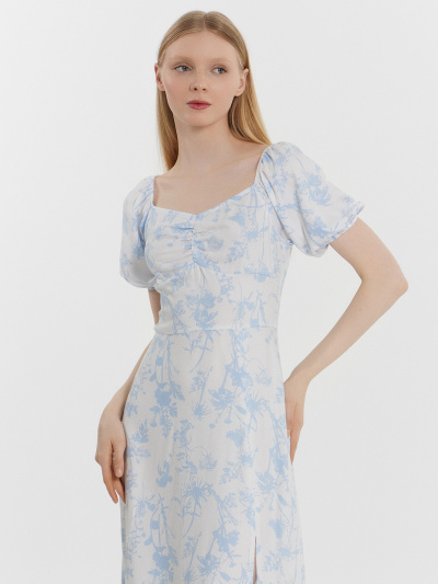 Платье Mark Formelle 152504/24-27338П-9 цветы_на_белом - фото 24