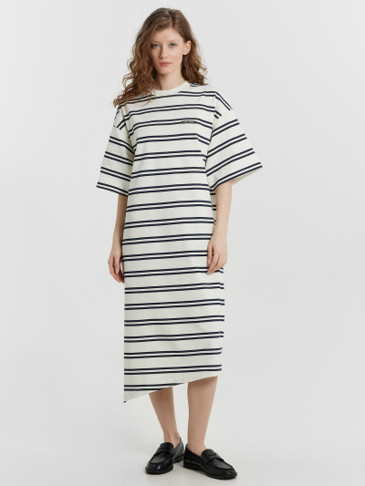 Платье Mark Formelle 152641/24-33801ПП-0 т.синяя_полоска_на_молочном_1_сл_термотрансфер_на_ - фото 29
