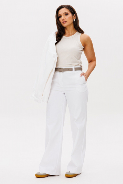 Блуза Mislana 1213 бежевый - фото 8