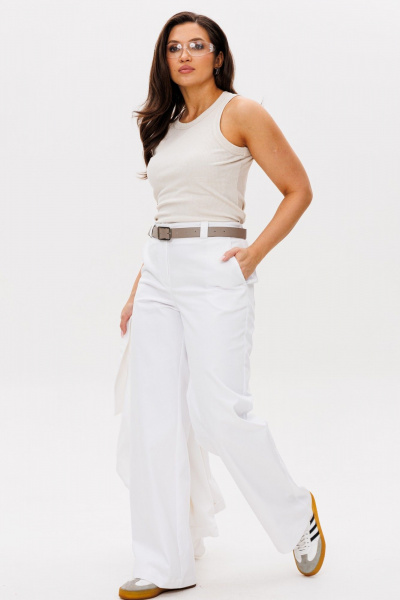 Блуза Mislana 1213 бежевый - фото 7