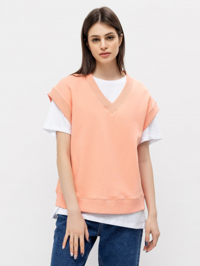 Жилет Mark Formelle 172091/22/21051Ц-7П бегония - фото 14