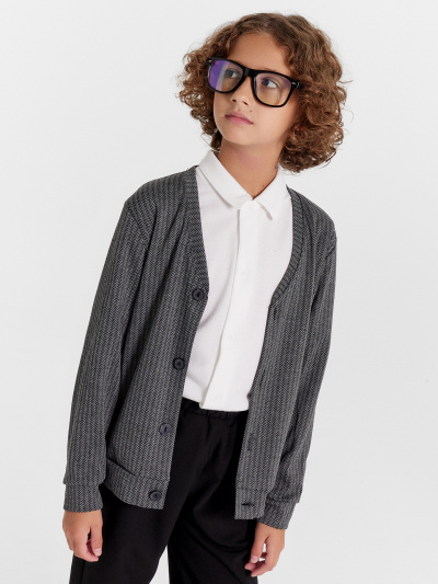 Жакет Mark Formelle 363337/22/23545П-4 елочка_серая - фото 15