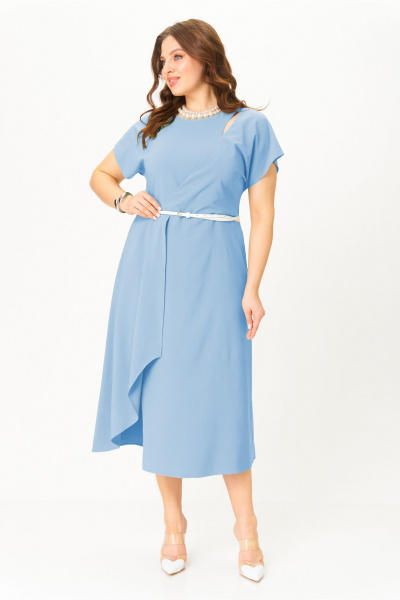 Платье AMUARt 1044-2 голубой - фото 3