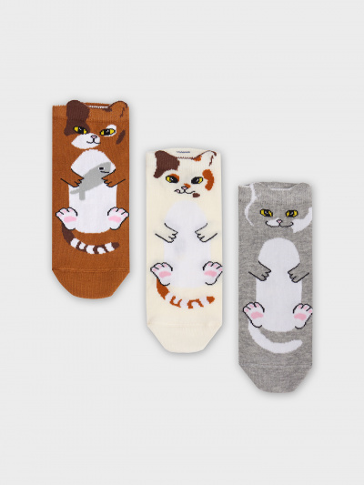 Носки Mark Formelle 406A-3182/B4-253406A кэмел_молочный_сер.меланж_рис.3182 - фото 19