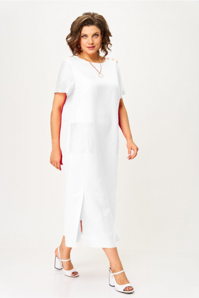 Платье AMUARt 1048-1 белый - фото 6