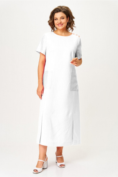 Платье AMUARt 1048-1 белый - фото 1