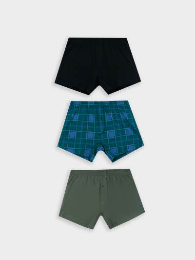 Трусы Mark Formelle 411152-3/25-5171П-0 камень_клетка_на_т.зеленом_черный - фото 12