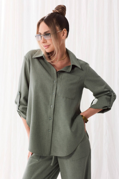 Брюки, рубашка Golden Valley 6576-1 зеленый - фото 2