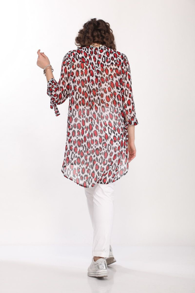 Блуза ELLETTO old 3223 черно-красная - фото 6