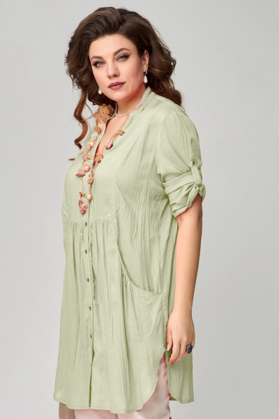 Туника Fita 20427 олива - фото 2