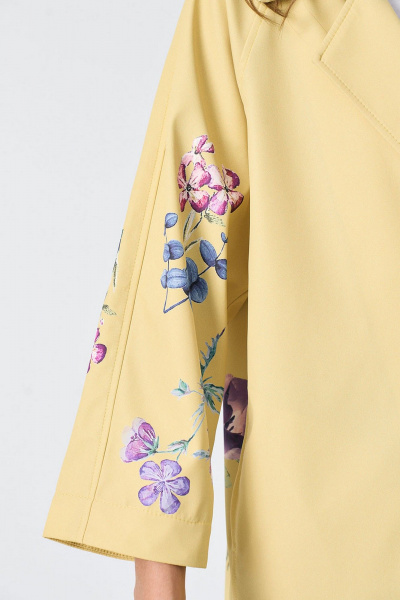 Яркий летний плащ прямого силуэта с карманами и регланом Art Ribbon M3692K - фото 9