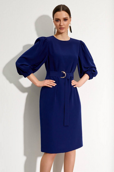 Платье Nelva 51440 синий - фото 2