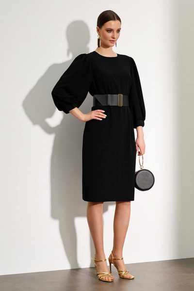 Платье Nelva 51440 черный - фото 1