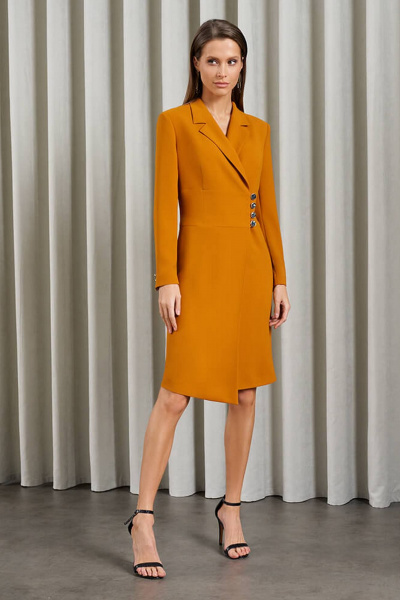 Платье Nelva 51534 медовый - фото 1