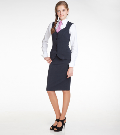 Юбка Panda Kids ПА-51550А синий - фото 1