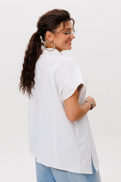 Рубашка Anelli 1618 белое_облако - фото 5