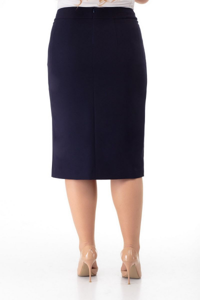 Юбка БелЭльСтиль 597-2 47 22 синий_однотон - фото 3
