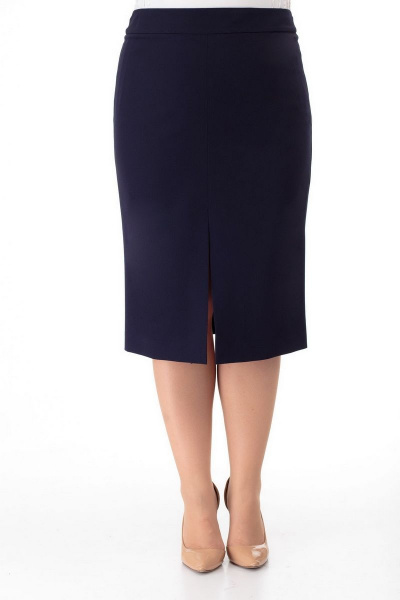 Юбка БелЭльСтиль 597-2 47 22 синий_однотон - фото 2
