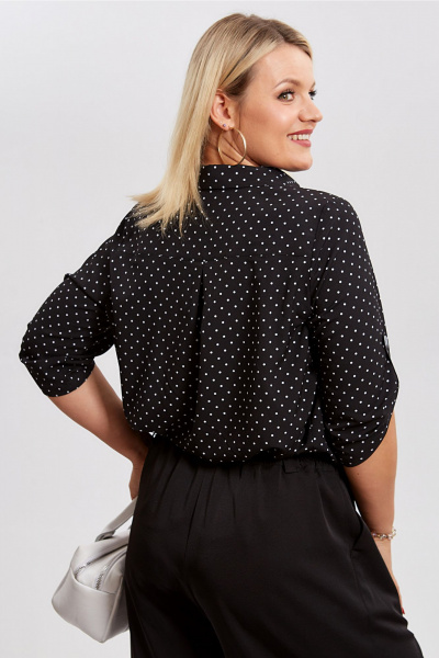 Блуза Таир-Гранд 62416 горох - фото 2