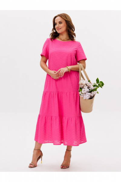 Платье Verita 2364 фуксия - фото 2