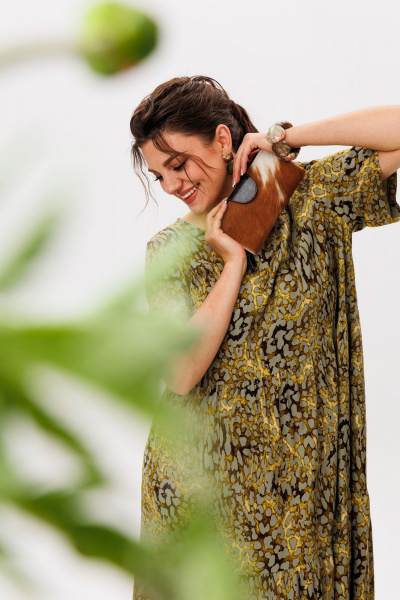 Платье Anelli 1408 речной_самоцвет - фото 10