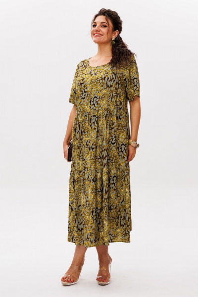 Платье Anelli 1408 речной_самоцвет - фото 2