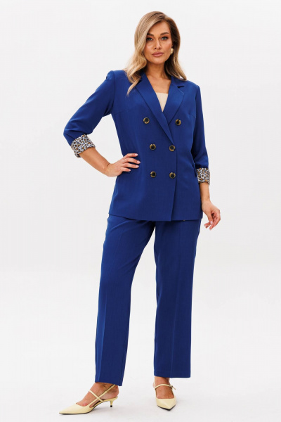 Брюки, жакет Anastasia 1155.2 синий - фото 8