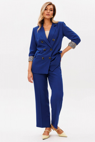 Брюки, жакет Anastasia 1155.2 синий - фото 7