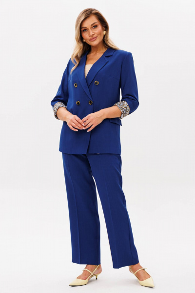 Брюки, жакет Anastasia 1155.2 синий - фото 6