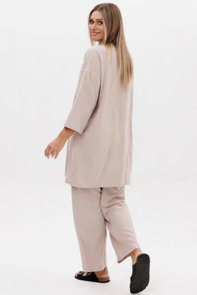 Брюки, туника Ma Сherie 3159 бежевый - фото 3