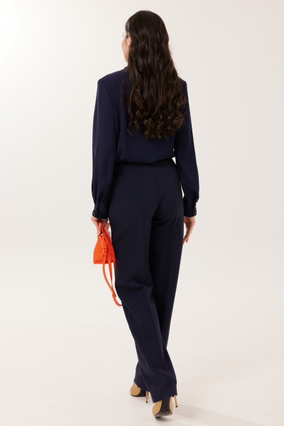 Блуза, брюки Твой имидж 2163 синий - фото 6