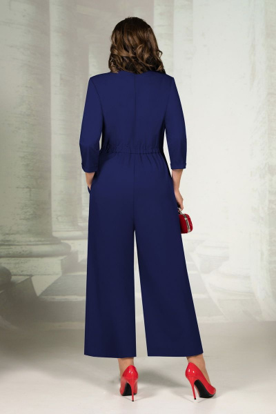 Комбинезон из костюмной ткани с отлетной деталью и резинкой Avanti 1069-4 - фото 2
