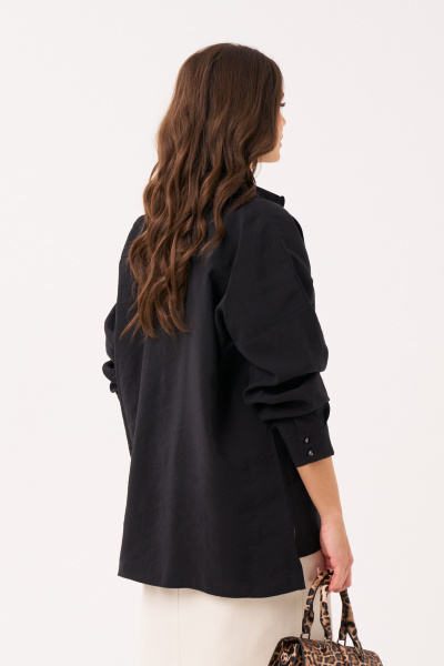 Блуза Панда 189543w черный - фото 3