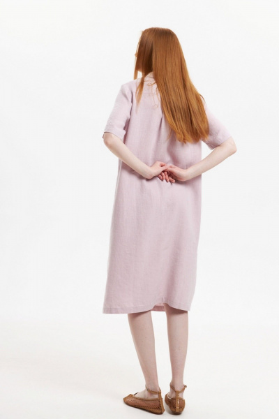 Платье Individual design 25252 пудрово-сиреневый - фото 6