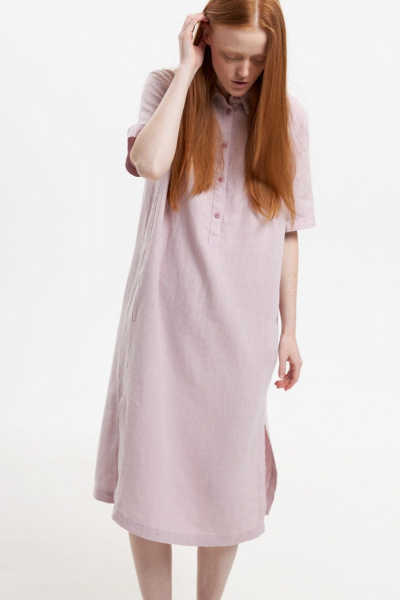 Платье Individual design 25252 пудрово-сиреневый - фото 3