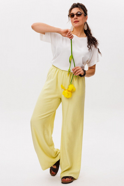 Брюки Anelli 1630.1 сицилийский_лимон - фото 9