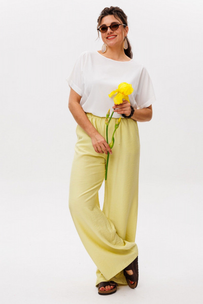 Брюки Anelli 1630.1 сицилийский_лимон - фото 7