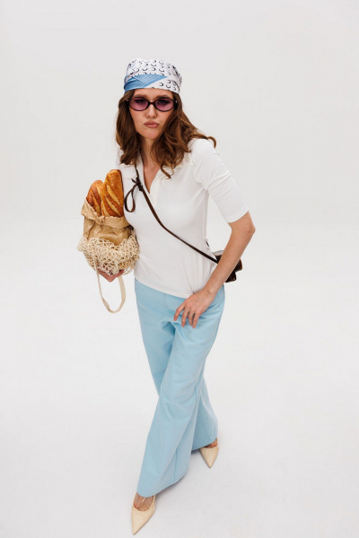 Брюки ERTANNO 2206 голубой - фото 7